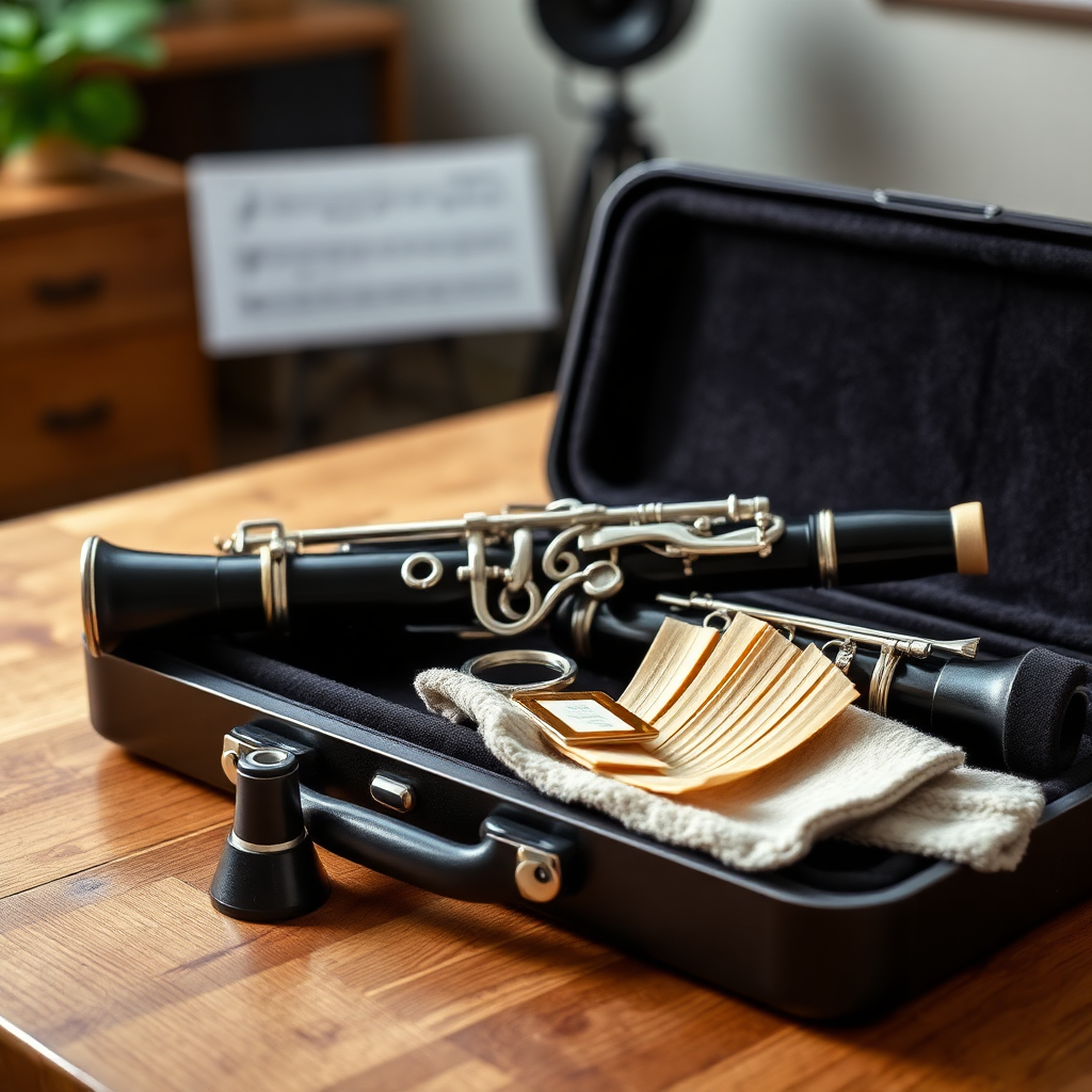 Clarinete: abertura de boquilla clarinete qué elegir — foto realista del clarinete
