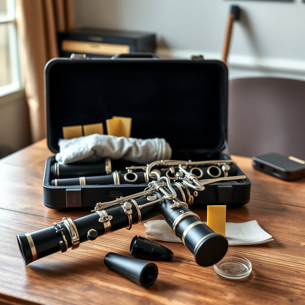 Clarinete: abrazadera para clarinete cuál elegir — foto realista del clarinete