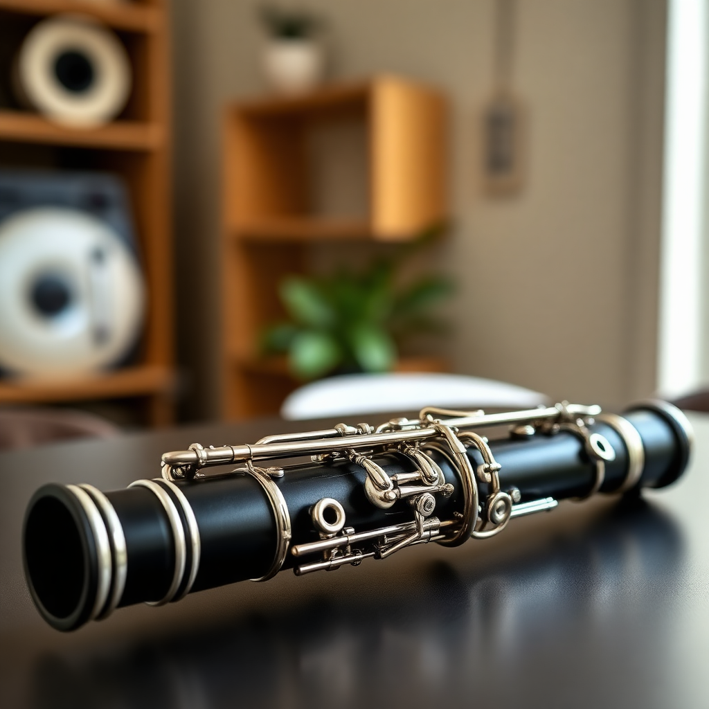 Clarinete: accesorios para clarinete — foto realista del clarinete