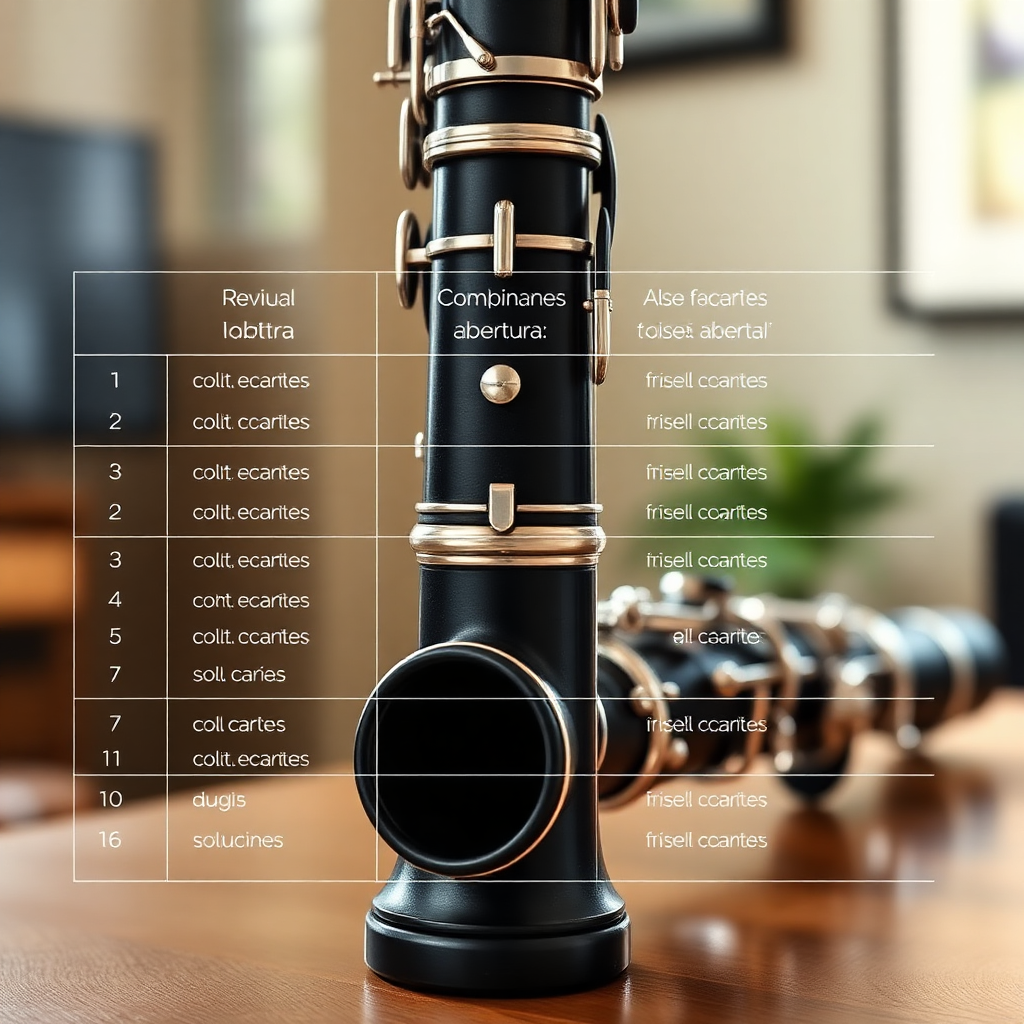 Clarinete: boquilla y cañas de clarinete cómo elegir — foto realista del clarinete
