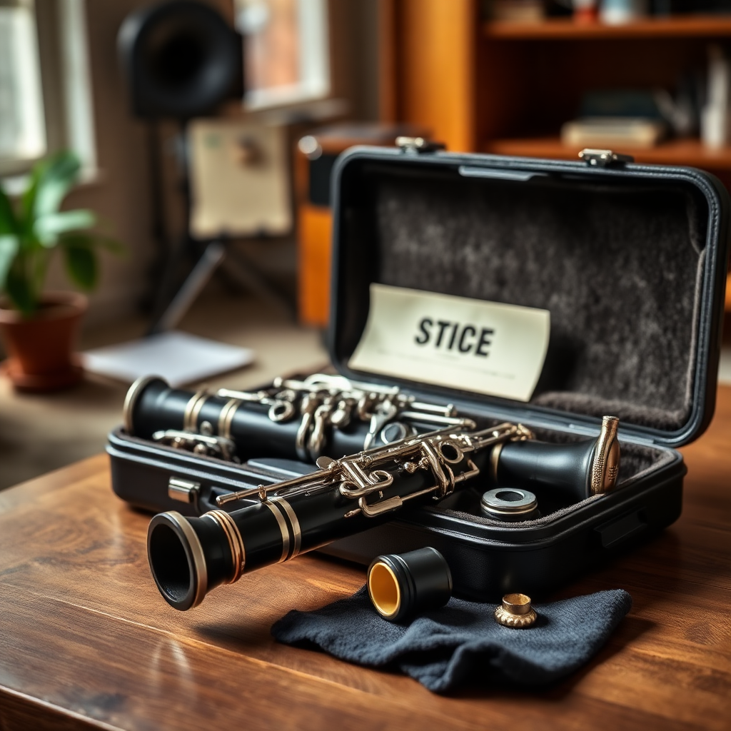 Clarinete: clarinete para principiantes — foto realista del clarinete
