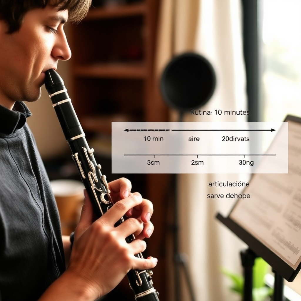 Clarinete: cómo calentar el clarinete antes de tocar — foto realista del clarinete