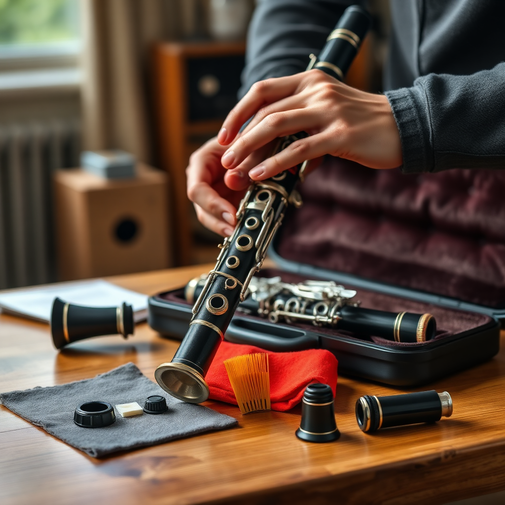 Clarinete: cómo calentar el clarinete antes de tocar — foto realista del clarinete