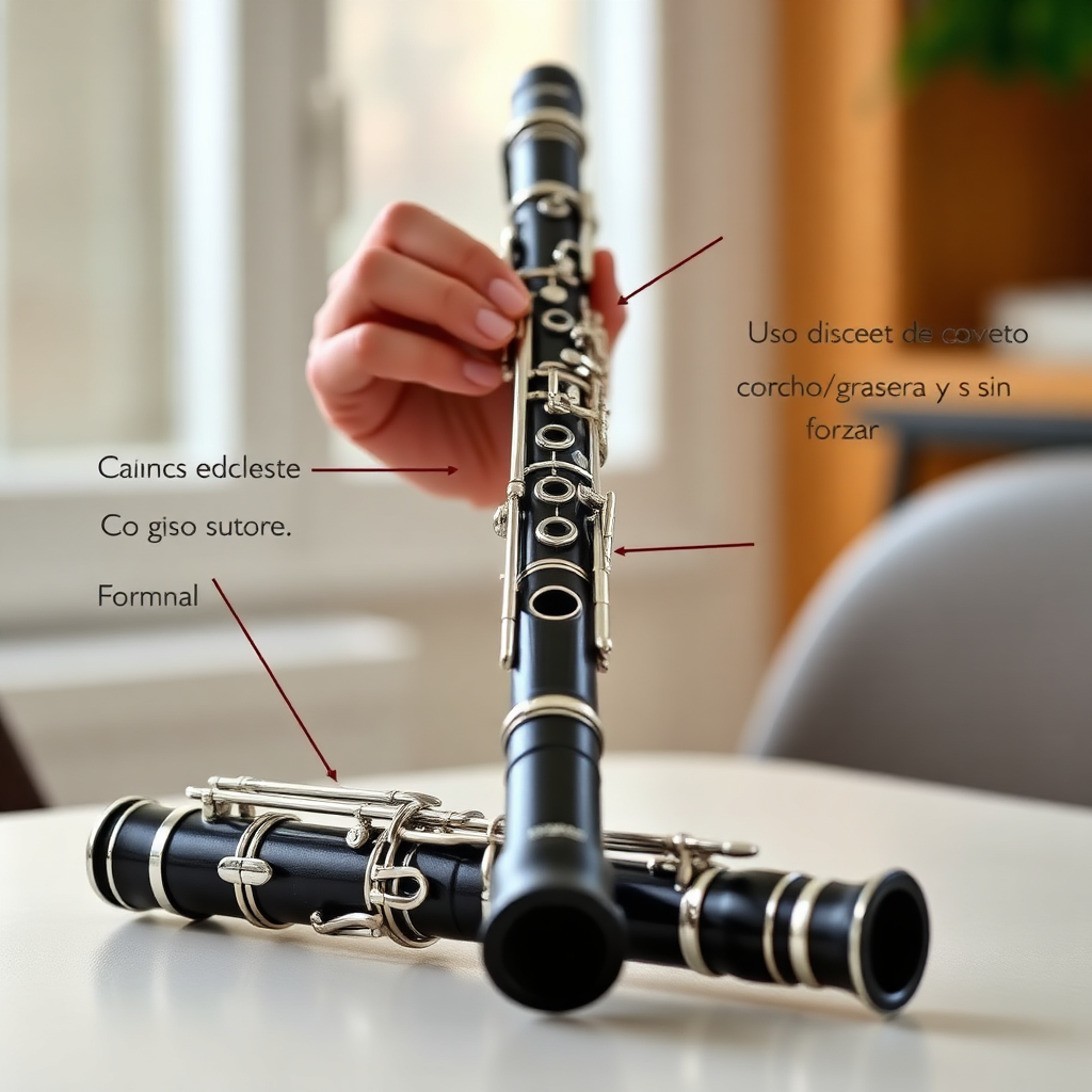 Clarinete: cómo montar el clarinete correctamente — foto realista del clarinete