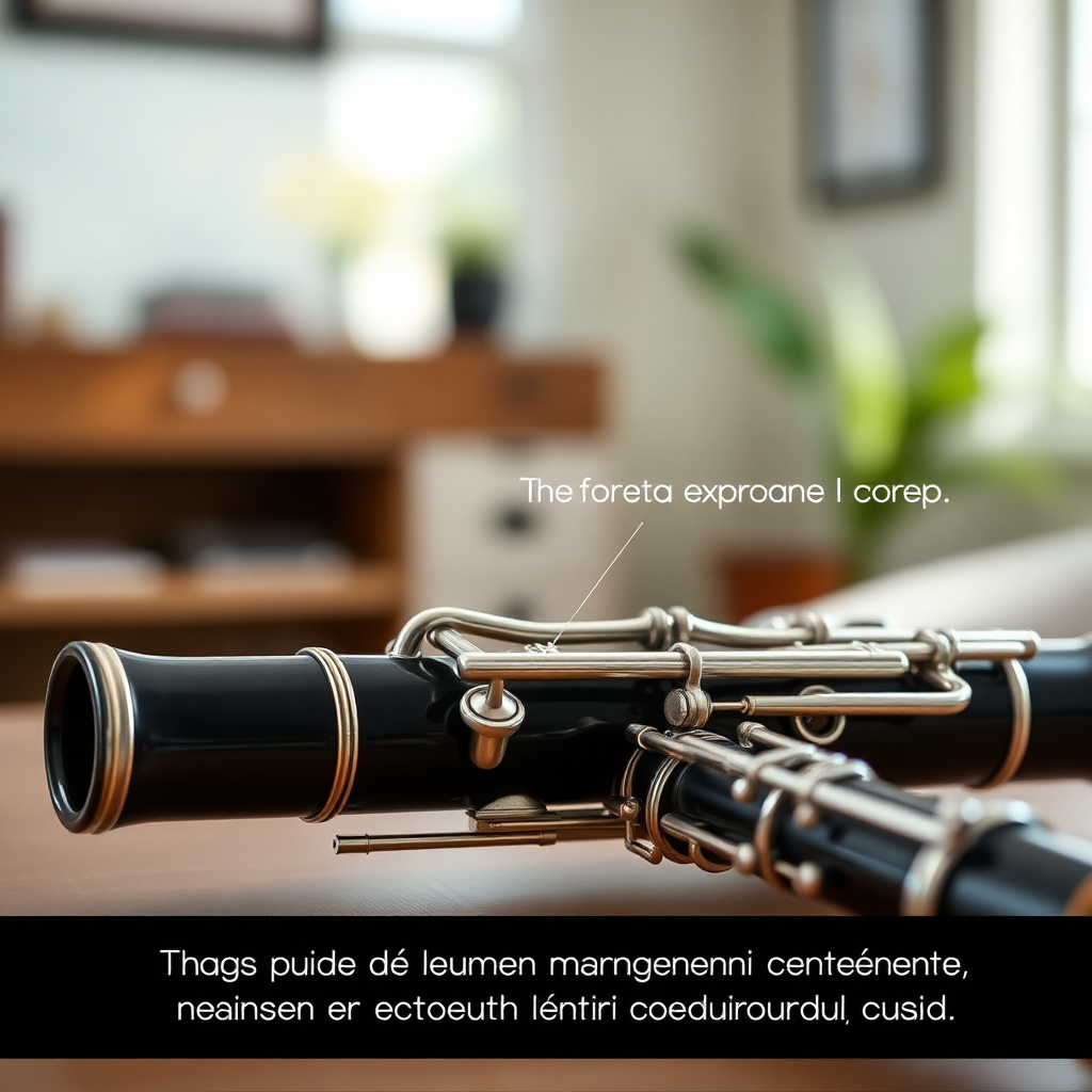 Clarinete: cómo montar el clarinete correctamente — foto realista del clarinete