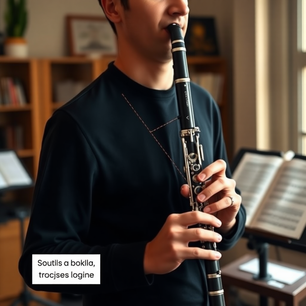 Clarinete: cuánta boquilla tomar en el clarinete — foto realista del clarinete