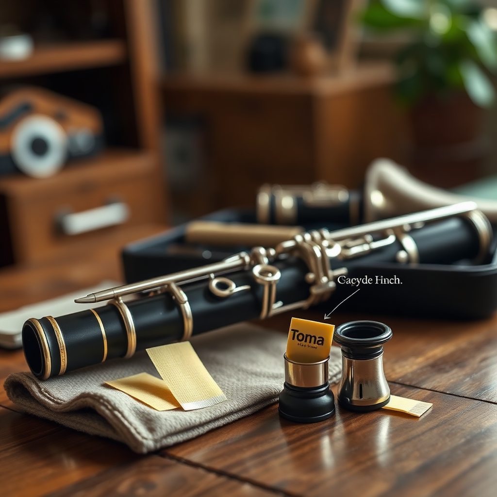 Clarinete: cuánta boquilla tomar en el clarinete — foto realista del clarinete