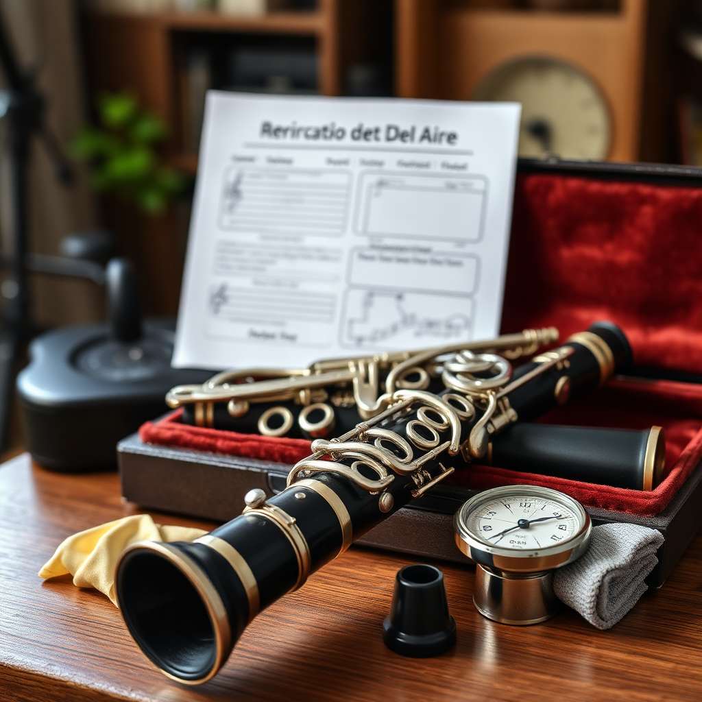 Clarinete: ejercicios de respiración para clarinete — foto realista del clarinete