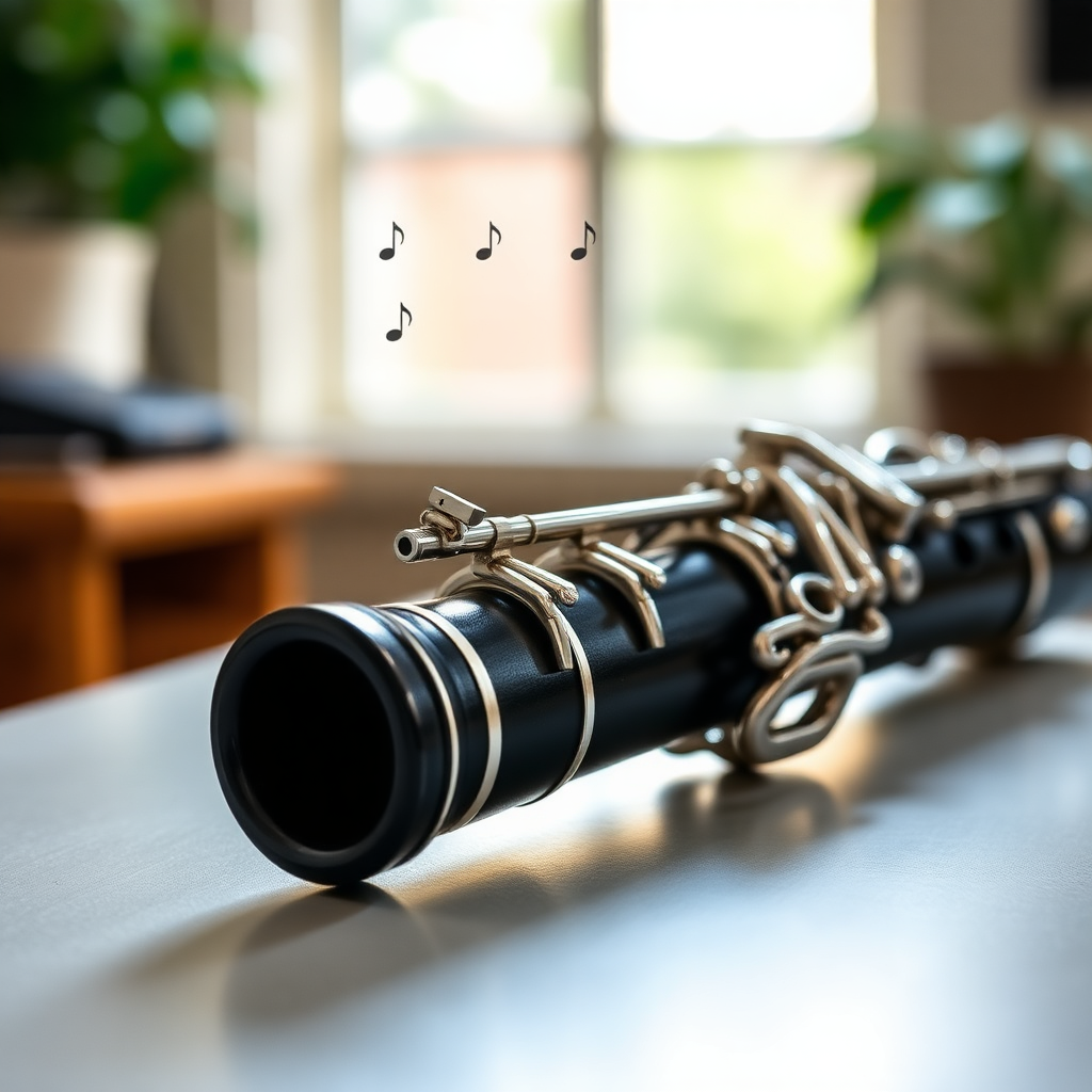 Clarinete: fraseo en el clarinete — foto realista del clarinete