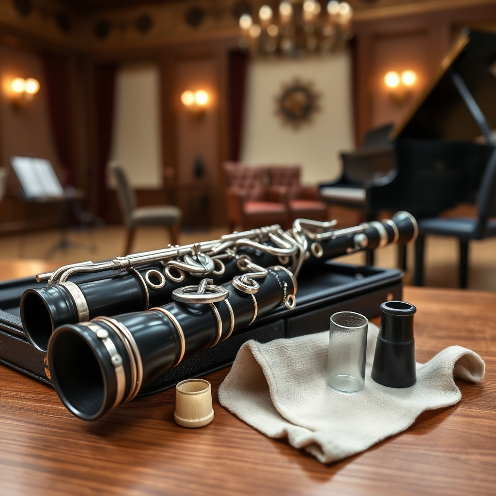 Clarinete: obras para clarinete y piano — foto realista del clarinete
