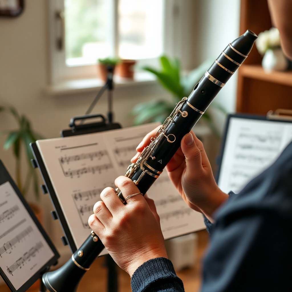 Clarinete: piezas fáciles para clarinete — foto realista del clarinete