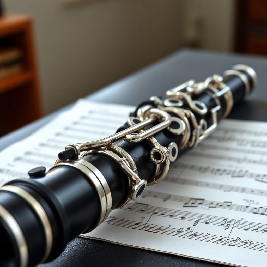 Clarinete: piezas fáciles para clarinete — foto realista del clarinete