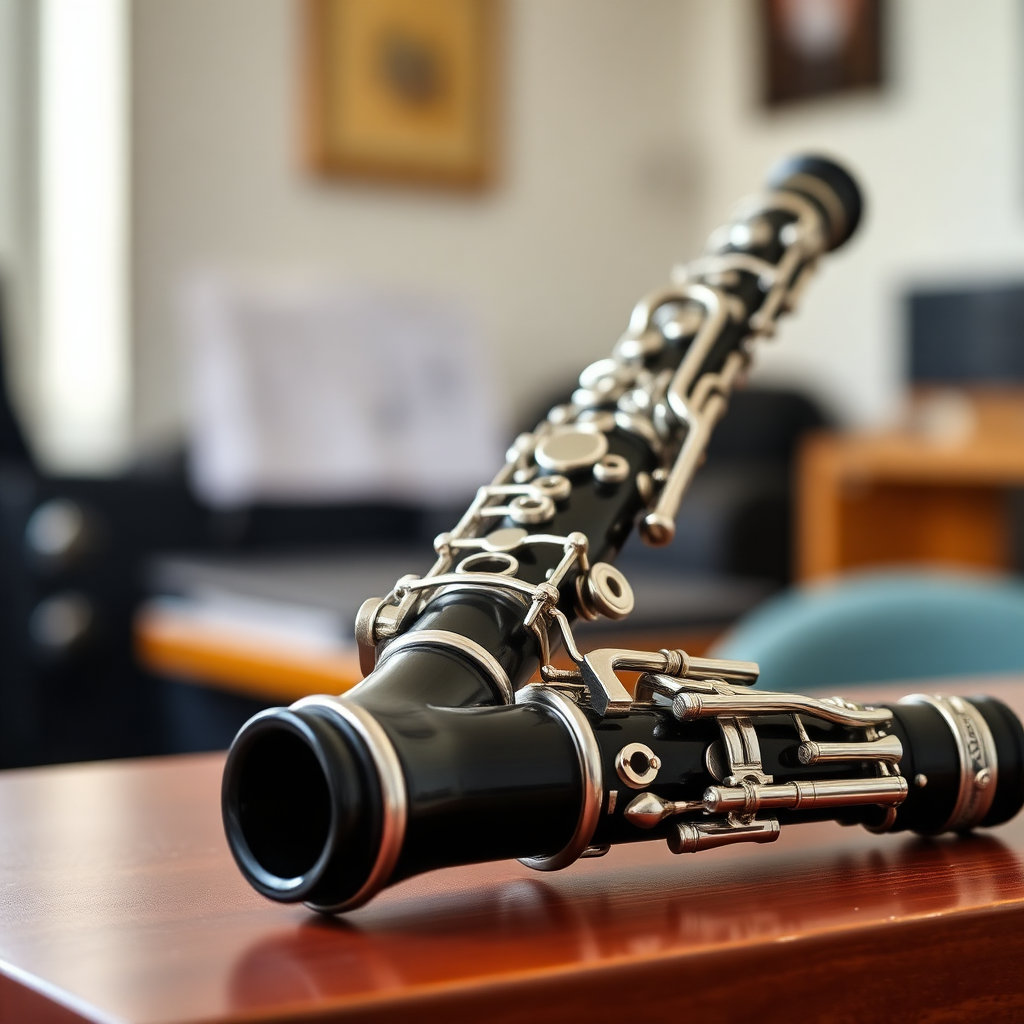 Clarinete: rol del clarinete en banda — foto realista del clarinete