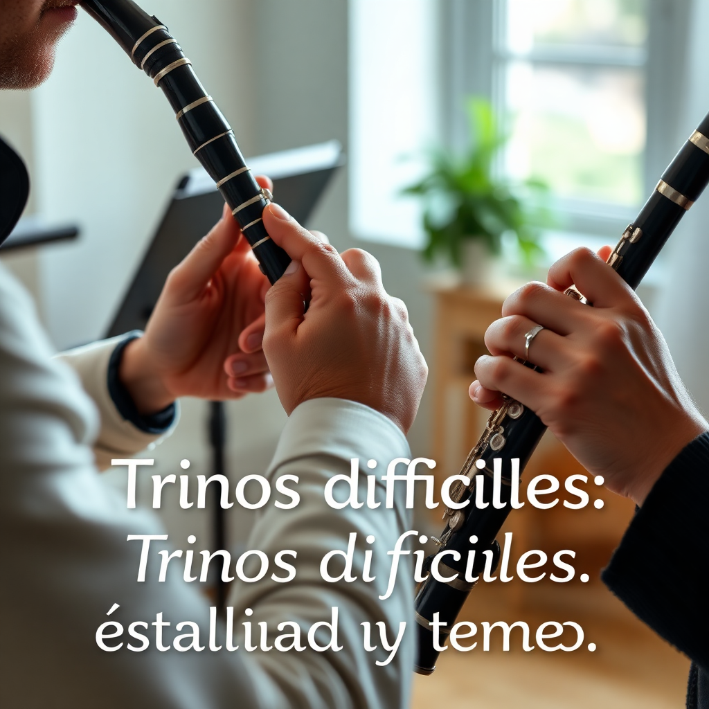 Clarinete: trinos difíciles clarinete digitación — foto realista del clarinete