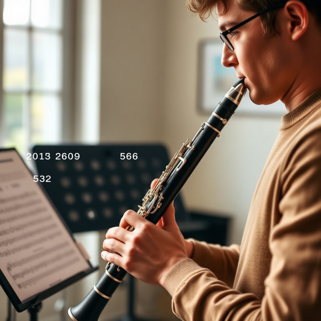 Clarinete: barrilete 65mm vs 66mm clarinete — foto realista del clarinete