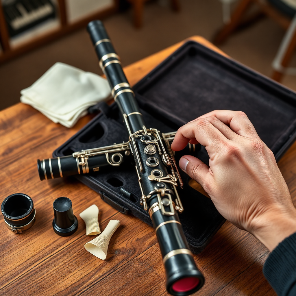 Clarinete: barrilete de clarinete cómo elegir — foto realista del clarinete