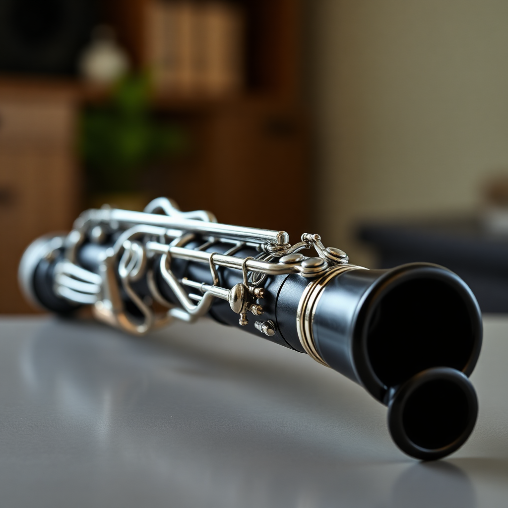 Clarinete: campana del clarinete para qué sirve — foto realista del clarinete