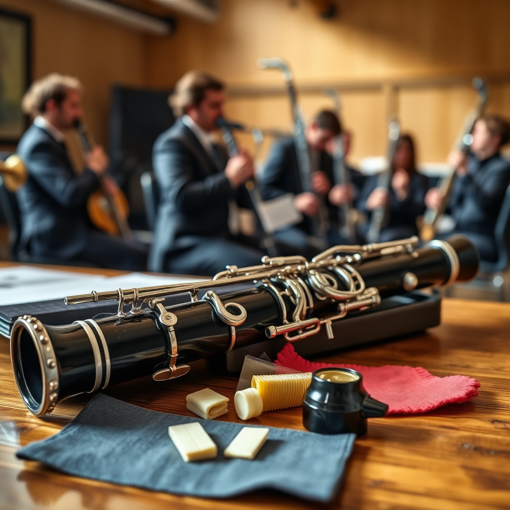 Clarinete: cómo empastar en una sección de clarinetes — foto realista del clarinete