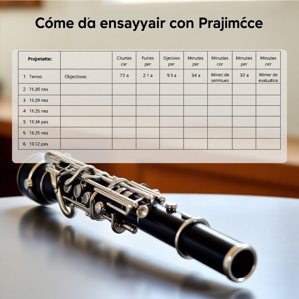 Clarinete: cómo ensayar con clarinete — foto realista del clarinete