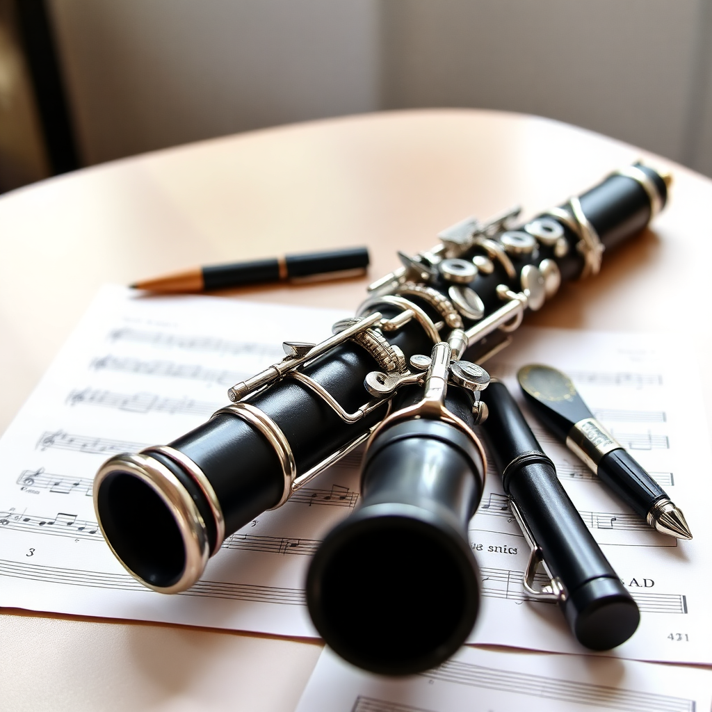 Clarinete: cómo memorizar piezas en clarinete — foto realista del clarinete