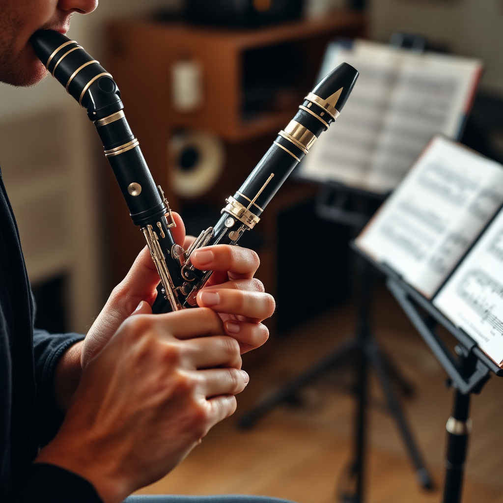 Clarinete: cómo memorizar piezas en clarinete — foto realista del clarinete