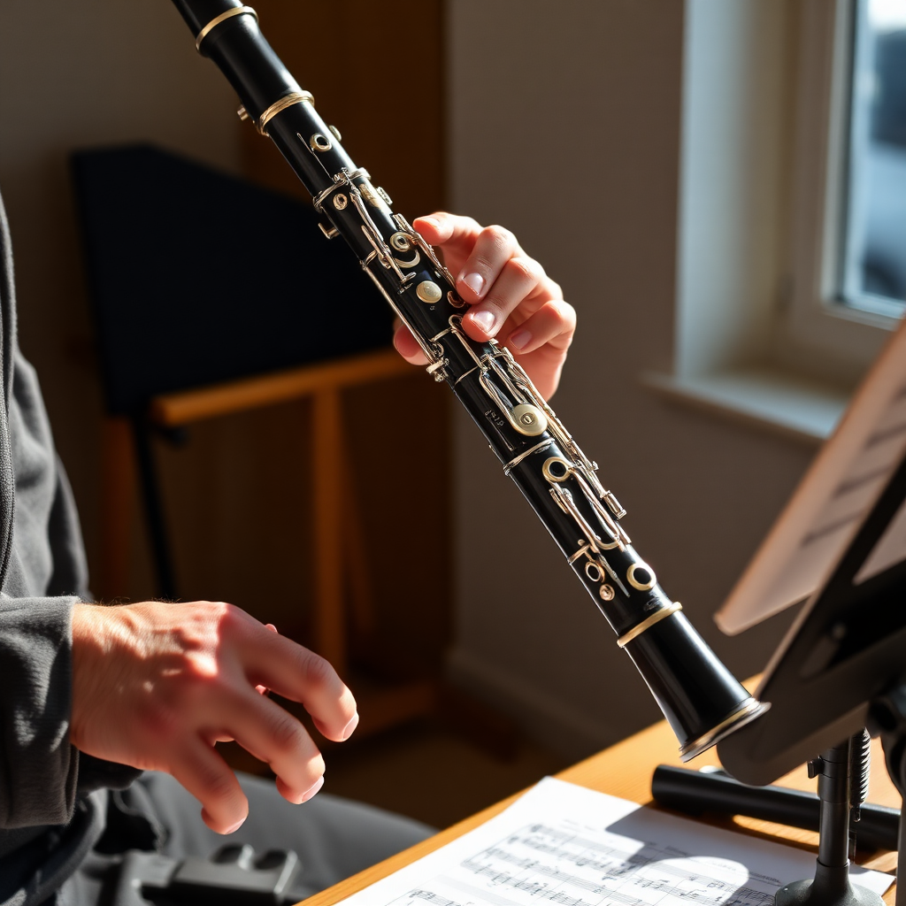 Clarinete: cómo probar un barrilete de clarinete — foto realista del clarinete