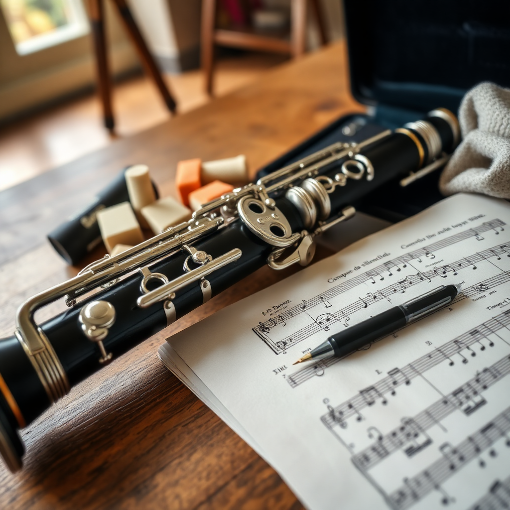 Clarinete: cómo seguir al director con clarinete — foto realista del clarinete