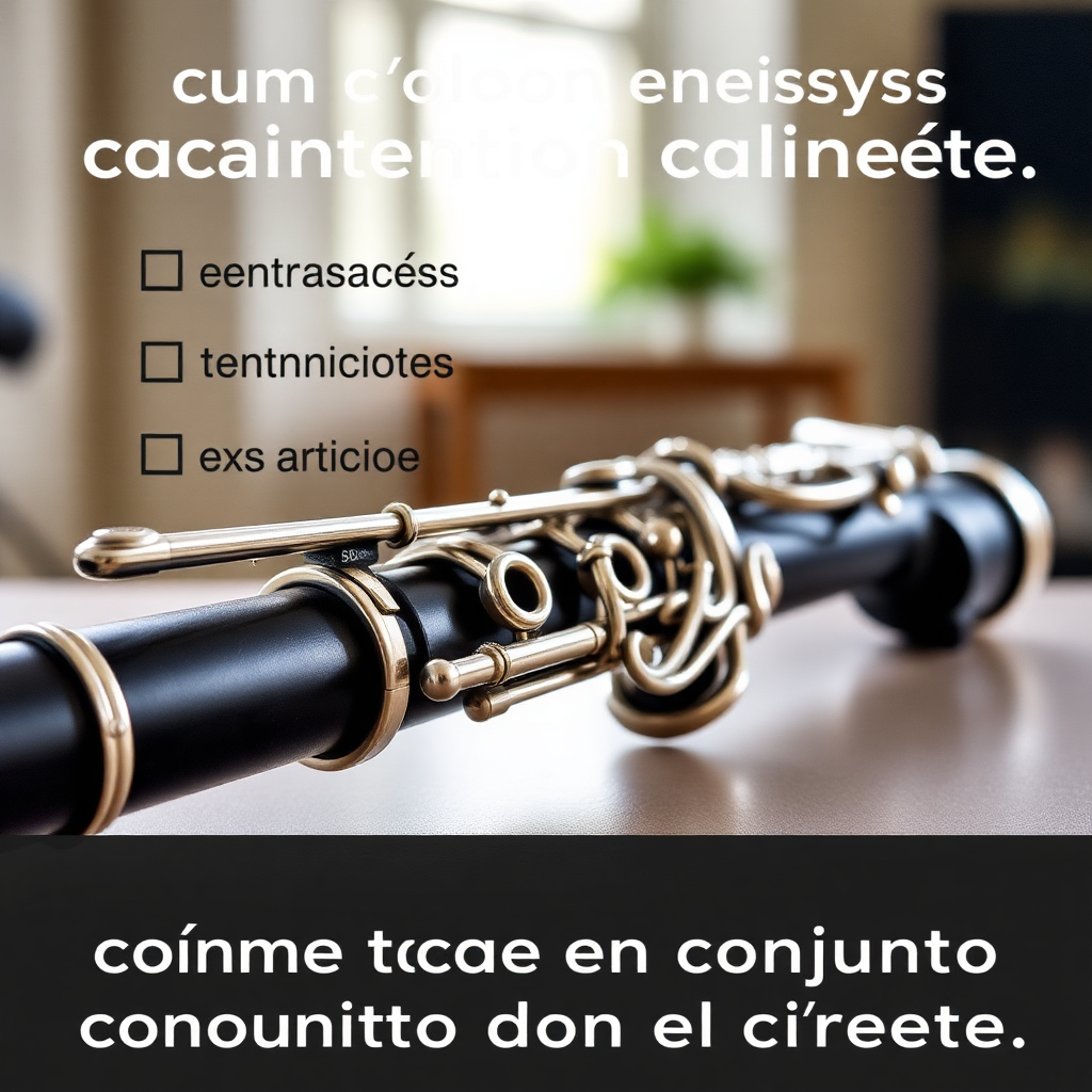 Clarinete: cómo tocar en conjunto con clarinete — foto realista del clarinete