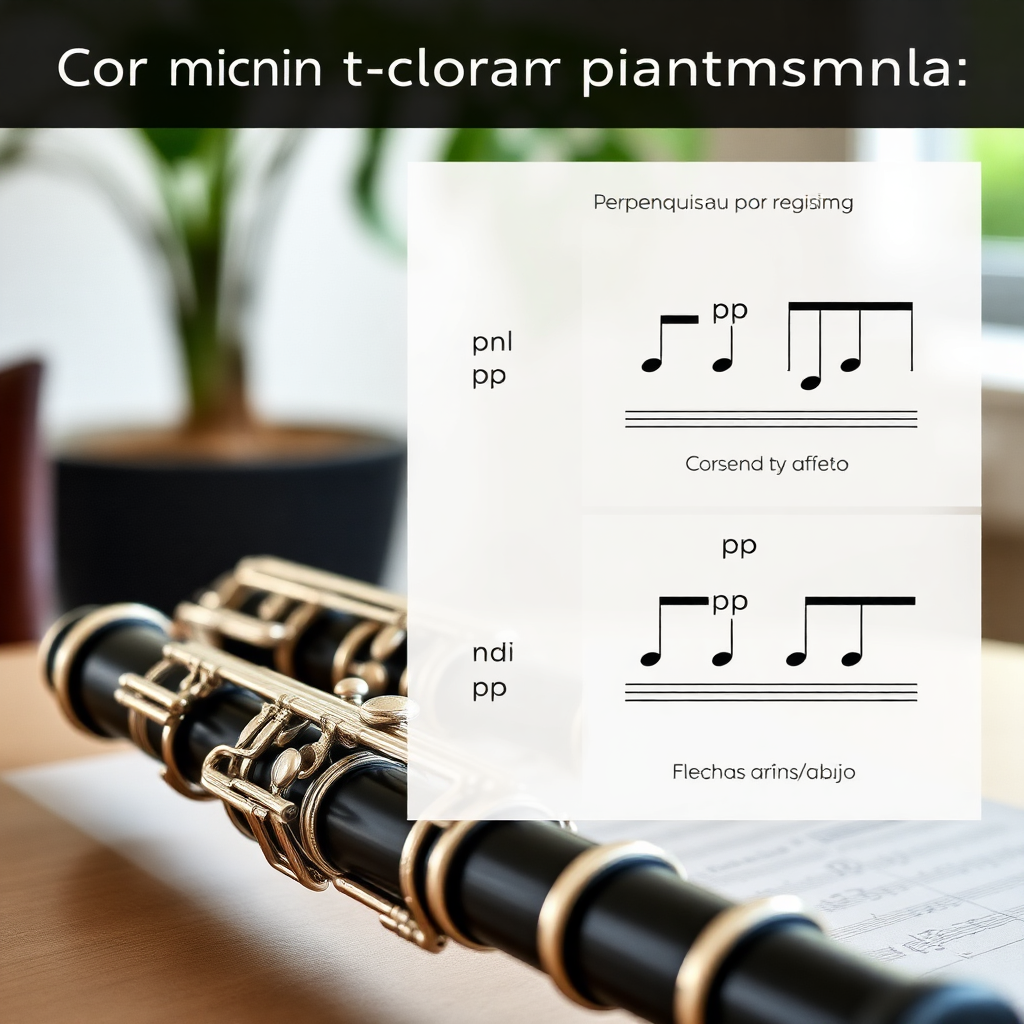 Clarinete: cómo tocar pianissimo en el clarinete — foto realista del clarinete