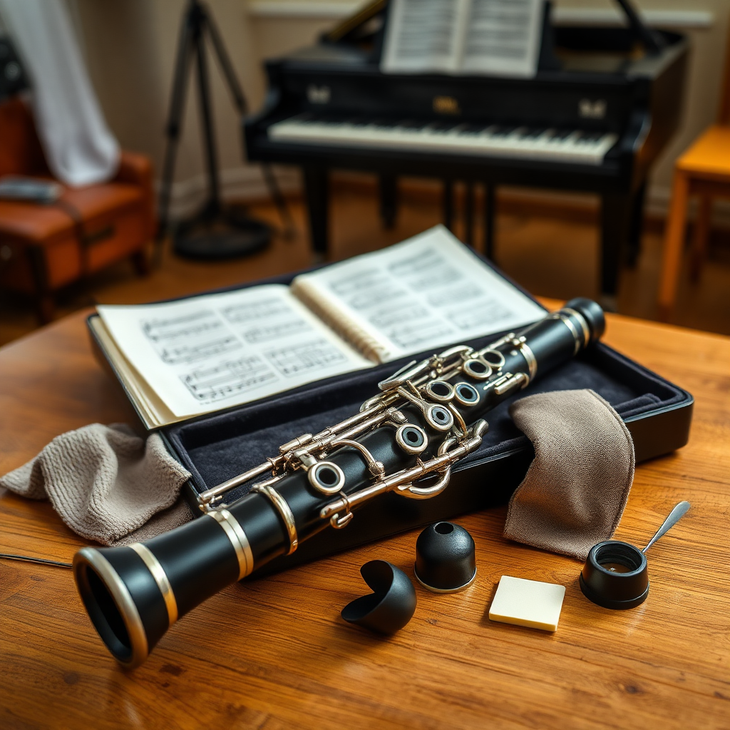 Clarinete: música de cámara con clarinete — foto realista del clarinete