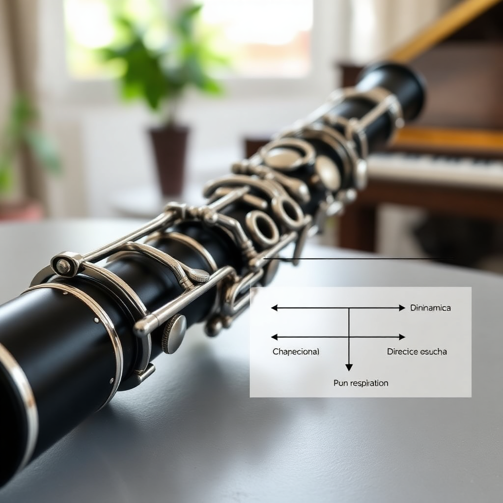 Clarinete: música de cámara con clarinete — foto realista del clarinete