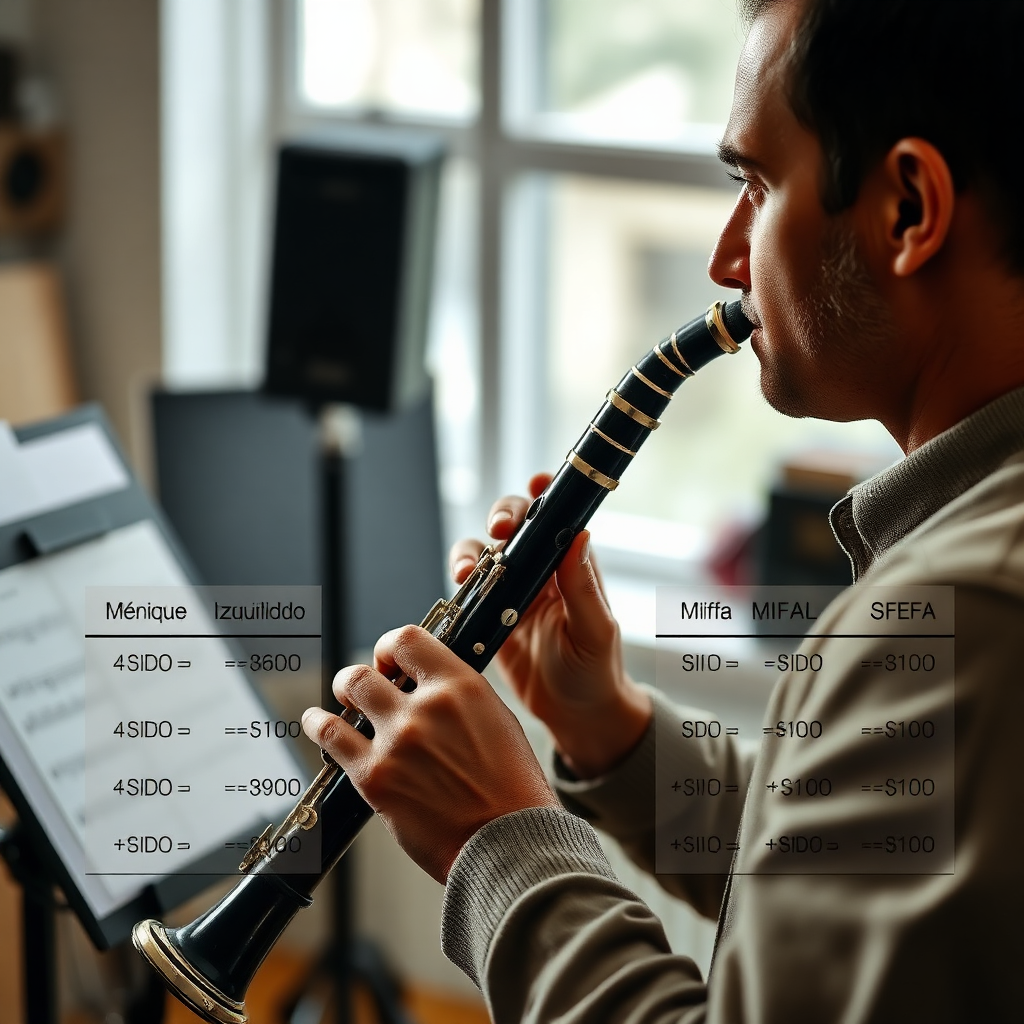 Clarinete: llaves de meñique clarinete — foto realista del clarinete